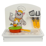 Кухня мини белая 6 предм. (Манюня)