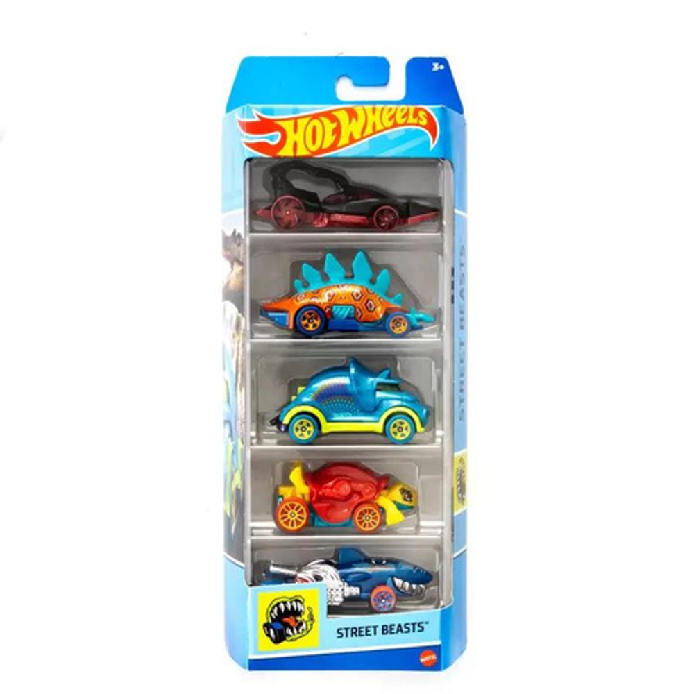 Hot Wheels HLY77 — набор из 10 машинок в масштабе 1:64