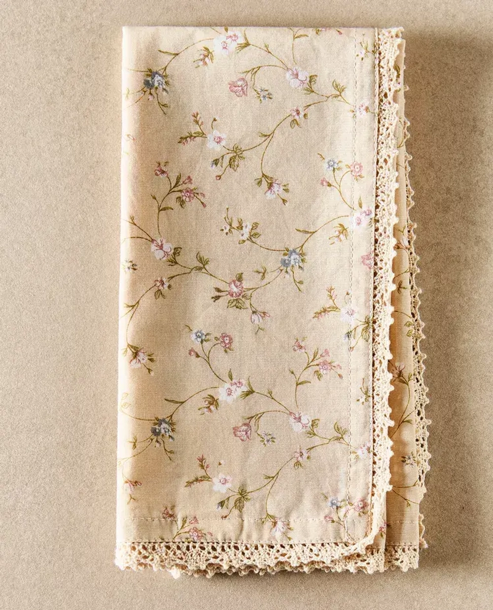 ZARA HOME ХЛОПКОВАЯ САЛФЕТКА С ЦВЕТОЧНЫМ ПРИНТОМ (НАБОР ИЗ 2 ШТ.), ЖЕЛТО-ОРАНЖЕВЫЙ