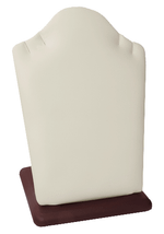 Бюст плоский/4 прорези на плечиках/квадратное основание/ф.№5 (резинка)