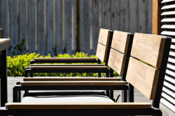 Обеденный стул из алюминия TOPA