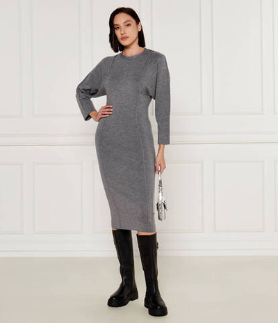 Хлопковое платье Pinko - серый(103944 A221)