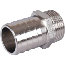 Штуцер НР никелированный 3/4"x25 STOUT