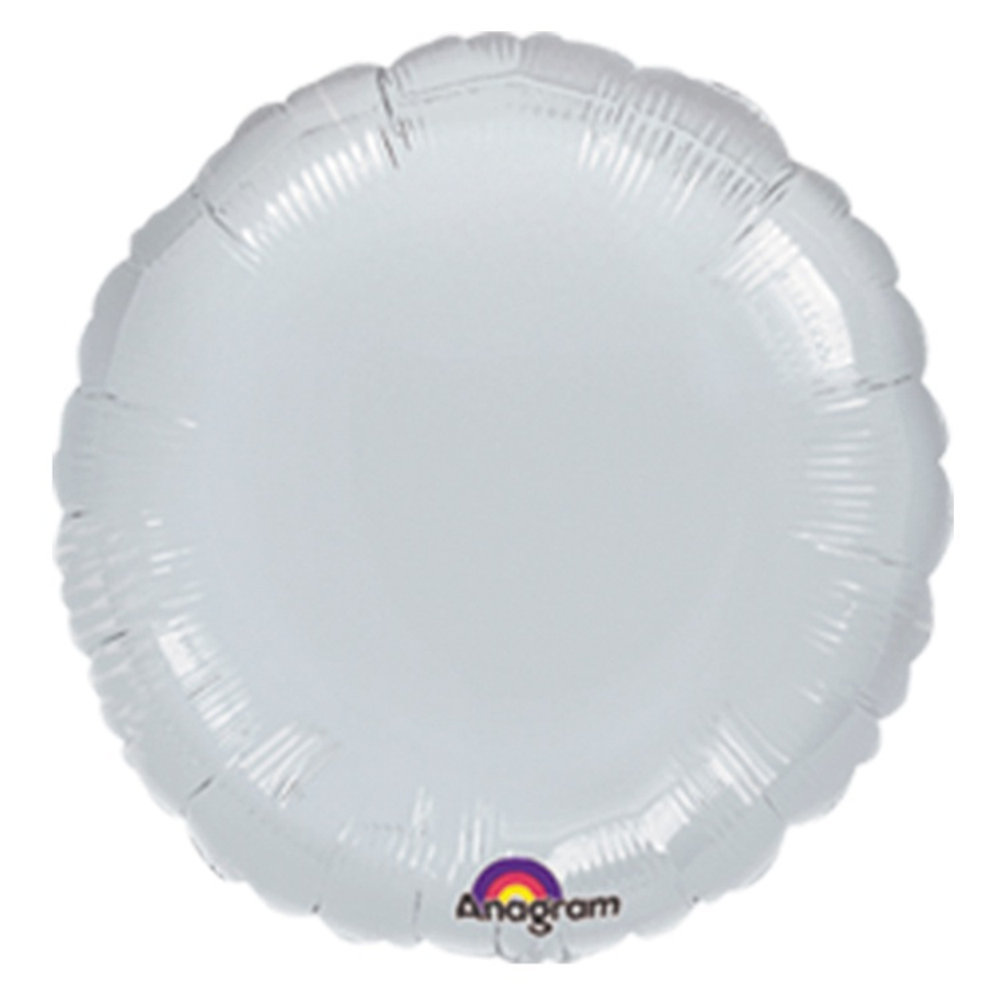 А Б/РИС КРУГ 18" Металлик Серебро