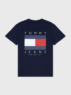 Футболка Tommy Jeans Flag Graphic Navy