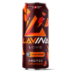 Энергетический напток LAVINA  Arctic Orange 0,45 л ж\б
