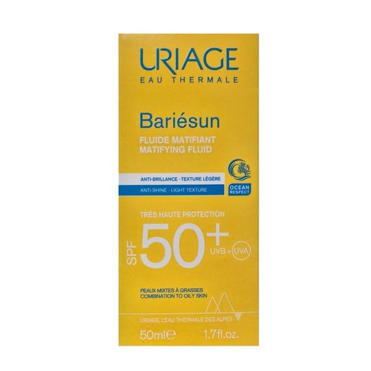 Uriage Bariesun Matifying Fluid Матирующая эмульсия SPF 50+, 50 мл