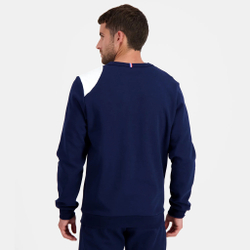 Мужская кофта теннисная Le Coq Sportif N°1 Sweatshirt Men - Dark Blue, White