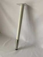 Ножки белые Шпага с серебряным браслетом 400 мм 4 штуки