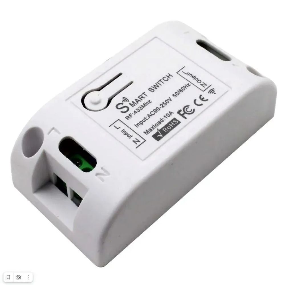 Умное реле RF433 220В 10А