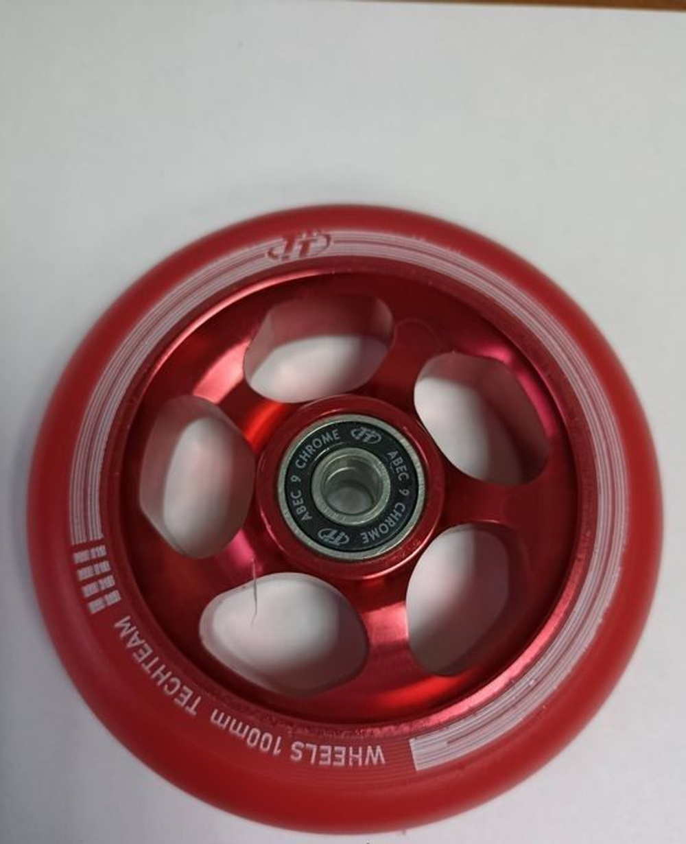 Колесо для самоката X-Treme 100*24мм Starfish, red