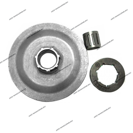 Чашка привода в сборе подходит для китайских бензопил объёмом 45-52 см3 серия Ultra Pro с венцом