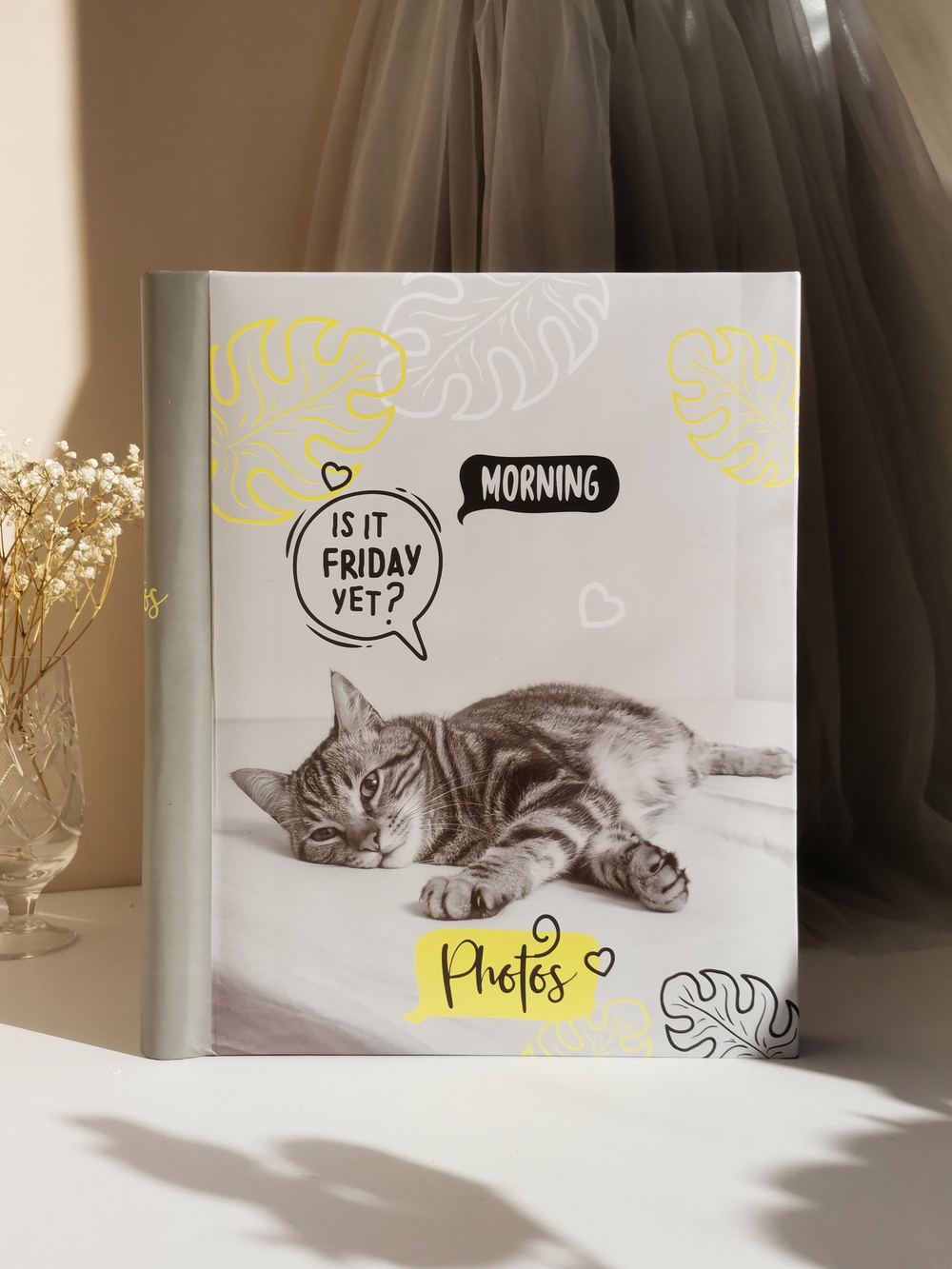 Фотоальбом на 10 магнитных листов 23х28 см, внутр. спираль fluffy pets Муррр