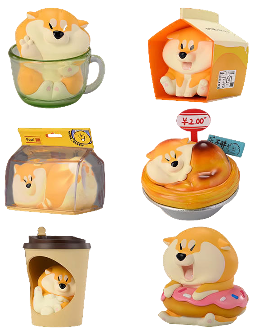 Рандомная фигурка Animal Planet Shiba Inu Gotch Delicious Dog