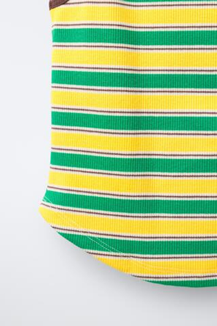 ZARA ТОП В ПОЛОСКУ, РАЗНОЦВЕТНЫЙ