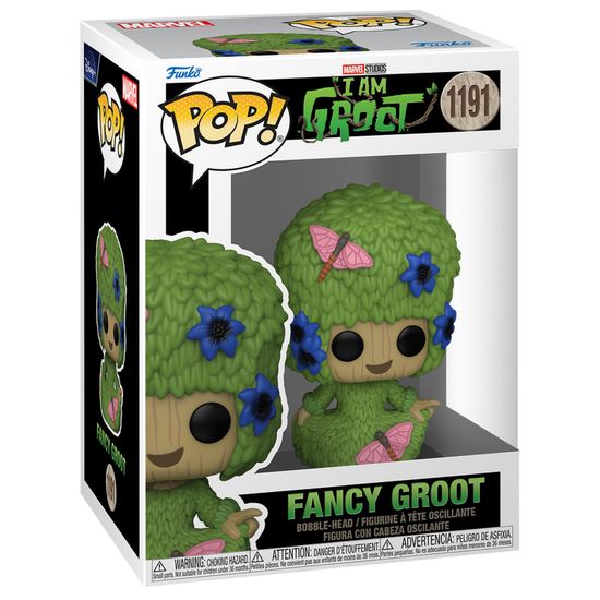 Фигурка Funko POP! Bobble Marvel I Am Groot Fancy Groot Marie Hair (1191) 70649 / Фигурка Фанко ПОП! по мотивам сериала "Я есть Грут", Грут