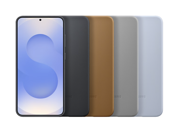 Чехол Kindsuit ( кожа) для Galaxy S25 , коричневый