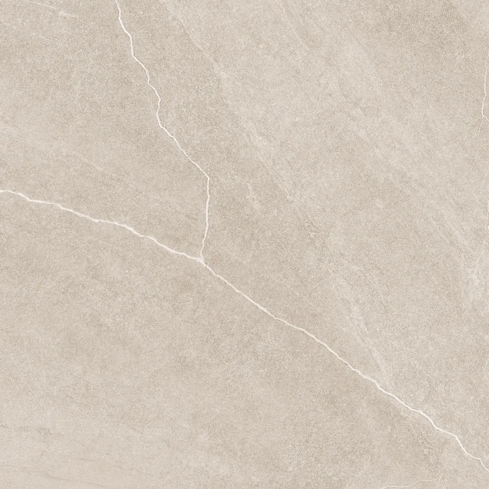 Керамогранит Alma Ceramica GFU6060RKL40R Rock Line 60x60 бежевый глазурованный матовый / карвинг / противоскользящий под камень