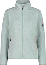Толстовка флисовая CMP Women's Fleece Knit Tech 3H14746 Jacket, артикул 3H14746, цвет JADE-BIANCO (07ER)