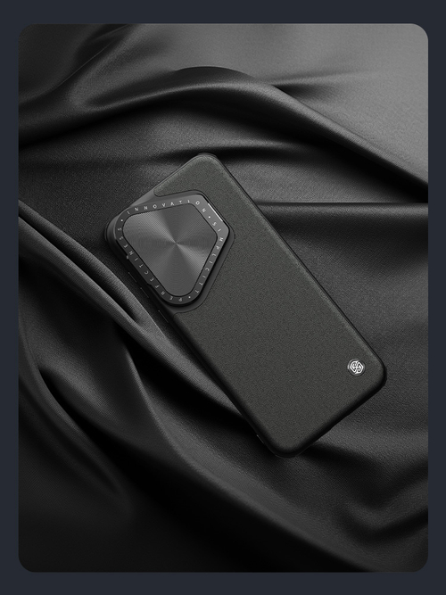 Чехол с вставками из кожи от Nillkin для Huawei Pura 70 Pro и Pura 70 Pro+, серия CamShield Prop Leather Magnetic Case