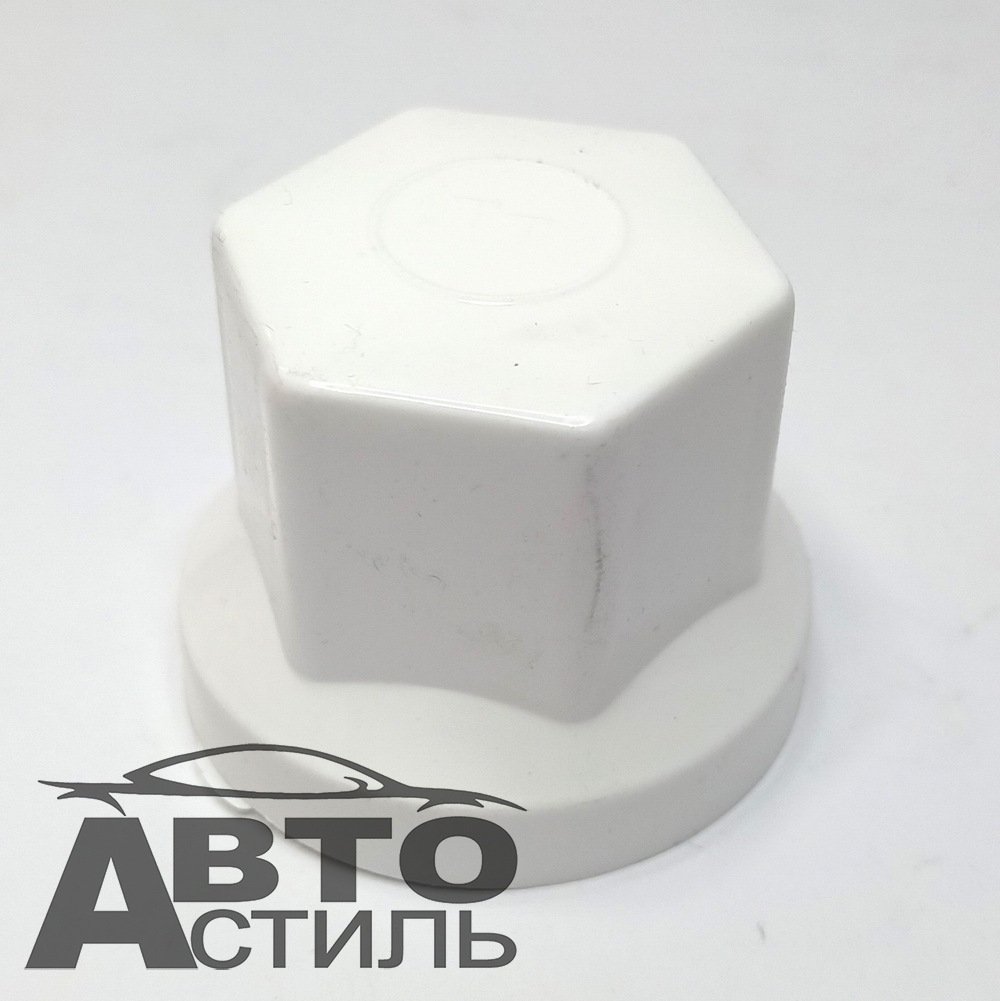 Колпачок на гайку Декор - 32мм - белый (32б)