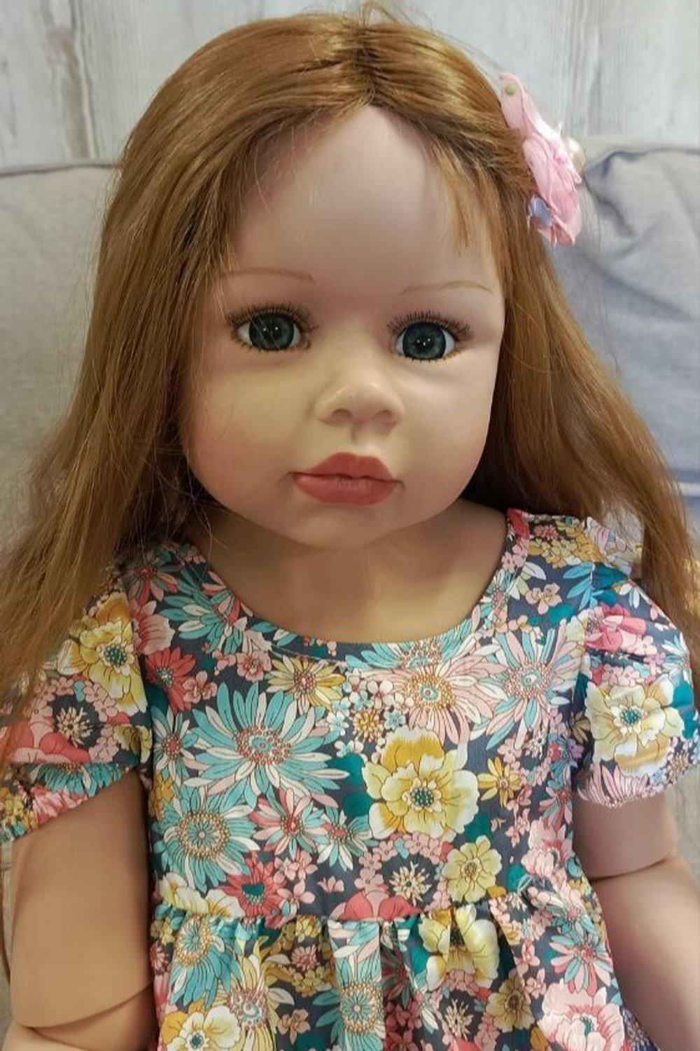 УЦЕНКА Кукла Реборн ростовая 98см (FA-258)