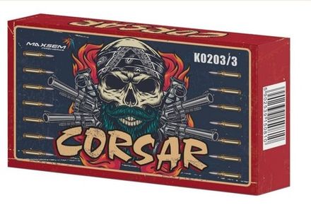 Петарды терочные "Corsar " K0203/3  70мм, к-т 50шт  (1/100)