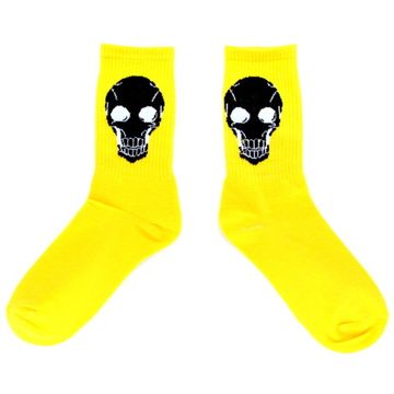 Носки Череп (желтые 42-48)