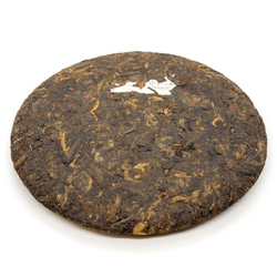 59297 Чай прессованный черный Пуэр Шу "Юньфусян, Пинь Мин" ци цзы бин 357гр