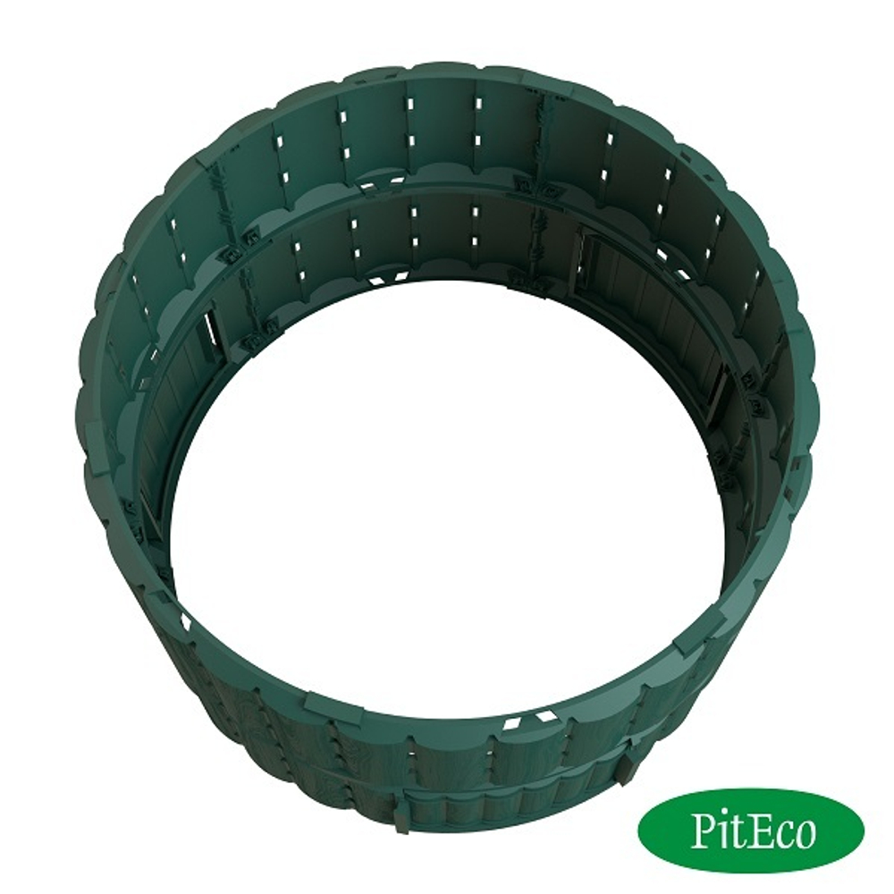 Компостер  Piteco 670л зеленый