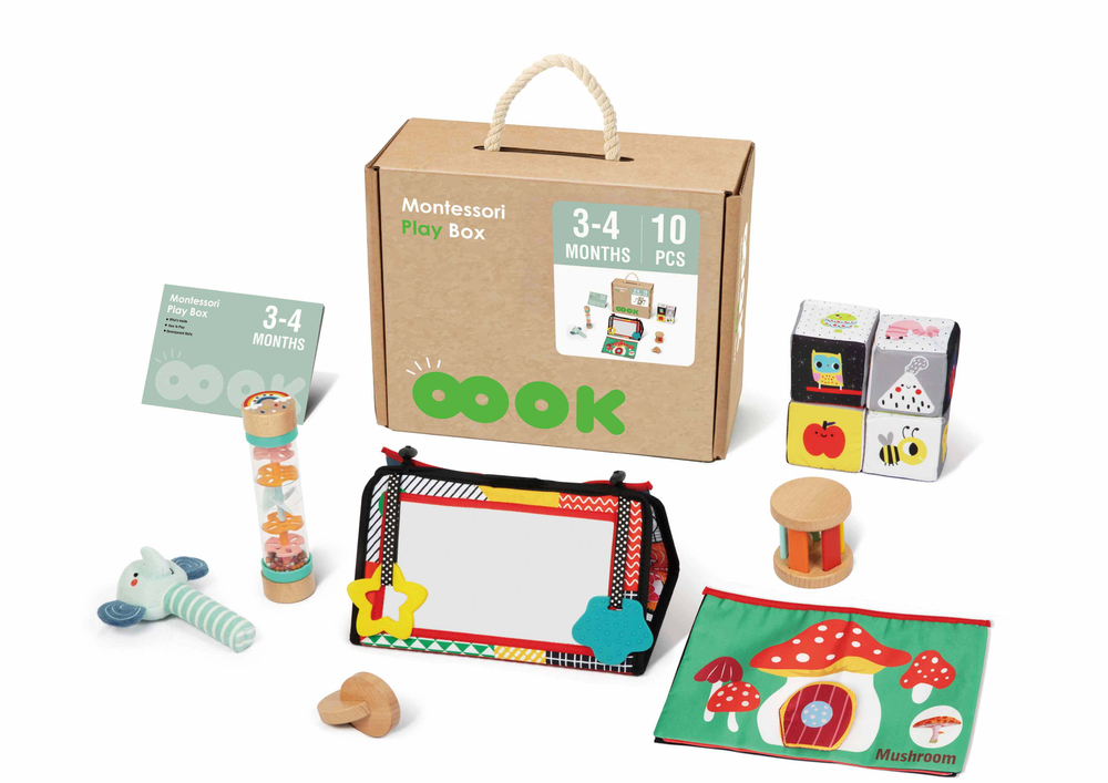 Монтессори Play Box для малышей (3-4 мес.)