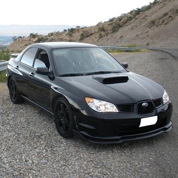 Накладка на передний бампер CS2 Subaru Impreza WRX GDB 2006-2007 (полиуретан)