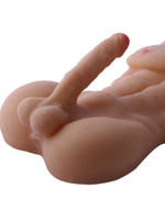 Реалистичный мужской торс Vincent с фаллосом 54 см