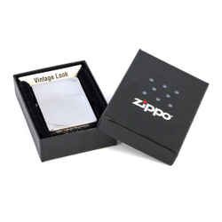 Зажигалка Zippo с полосками, с покрытием High Polish Chrome, латунь/сталь, серебристая