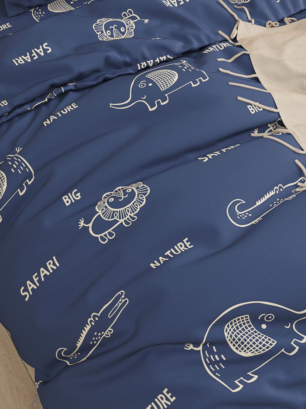 Пододеяльник Сказка "SAFARI" 1,5-сп 145х215 см, перкаль