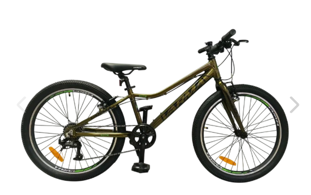 Велосипед 24" VARMA 407A р.12" 7 ск.  темное золото  2025