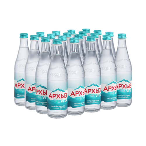Архыз Vita горная природная вода 0,5л стекло негаз