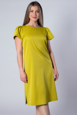 Платье женское 2572ЛПБ, оливковый #470Ол052572ЛПБ