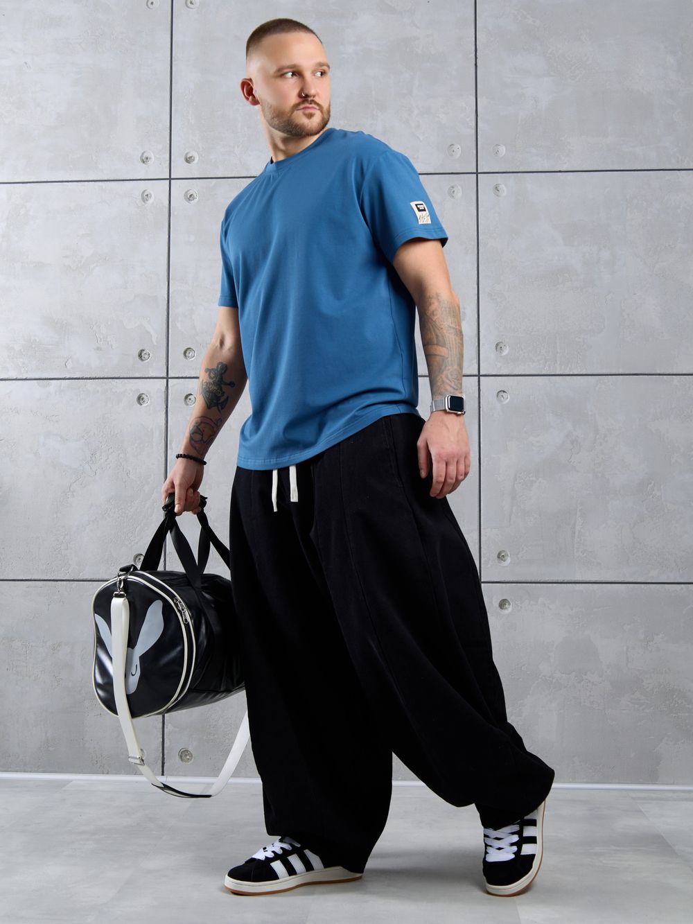 Фуфайка (футболка) мужская Арчи-1 Виотекс ИНДИГО