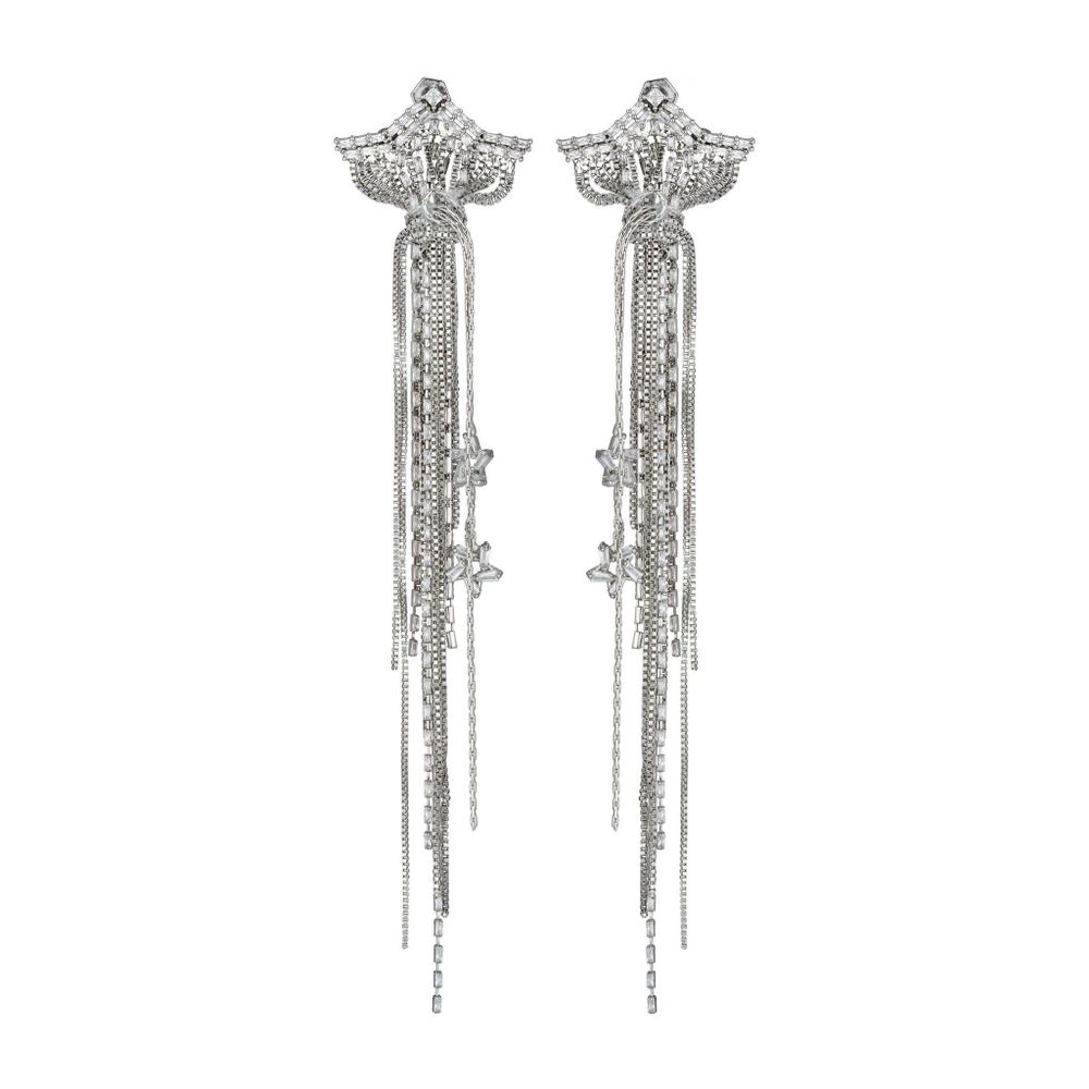 Серьги длинные 1858