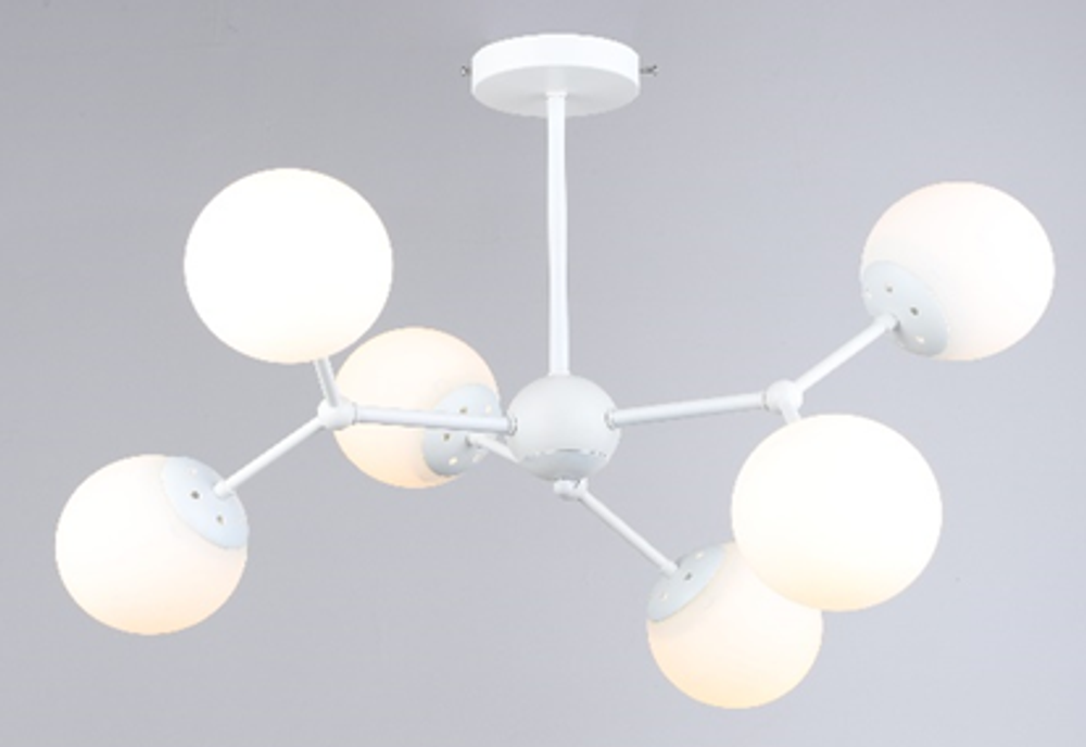 Потолочная люстра Mirastyle SX-N-6097/6 WT+CH