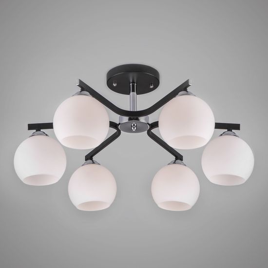 30145/6 / потолочный светильник хром/венге