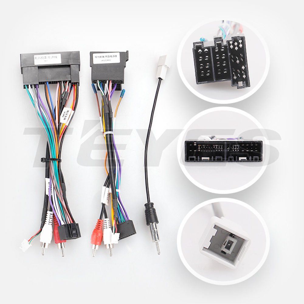 Комплект рамки с разъёмами 9" KIA Sportage 2 2008-2010 рест. - Car-Smart 023