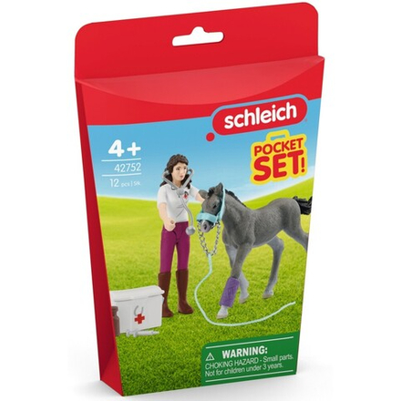 Schleich Конный клуб - Доктор Крамер с жеребенком 42752