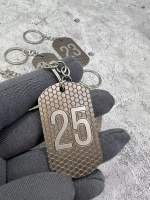 Номерки на ключи металлические 21-25