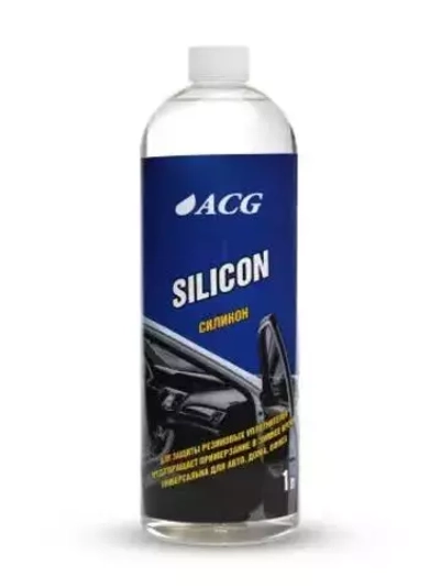Силикон для обработки резиновых и пластиковых деталей автомобиля 1л