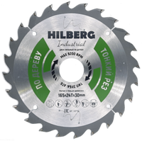 Диск пильный Hilberg Industrial Дерево тонкий рез 165*30*24Т HWT160