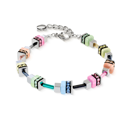 Браслет Coeur de Lion Multi-Pastell-Silver 4413/30-1580