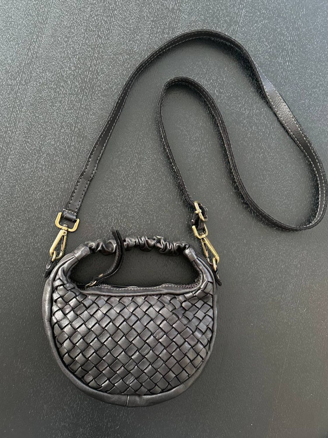 Hahdheld bag, UNO VINTAGE, MANICO (черный)