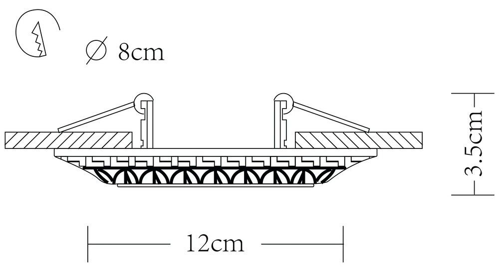 Точечный встраиваемый светильник Arte Lamp